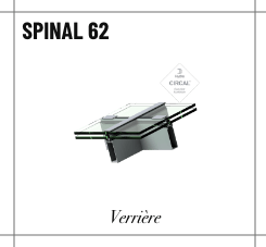 Profilé spinal 62 verrière